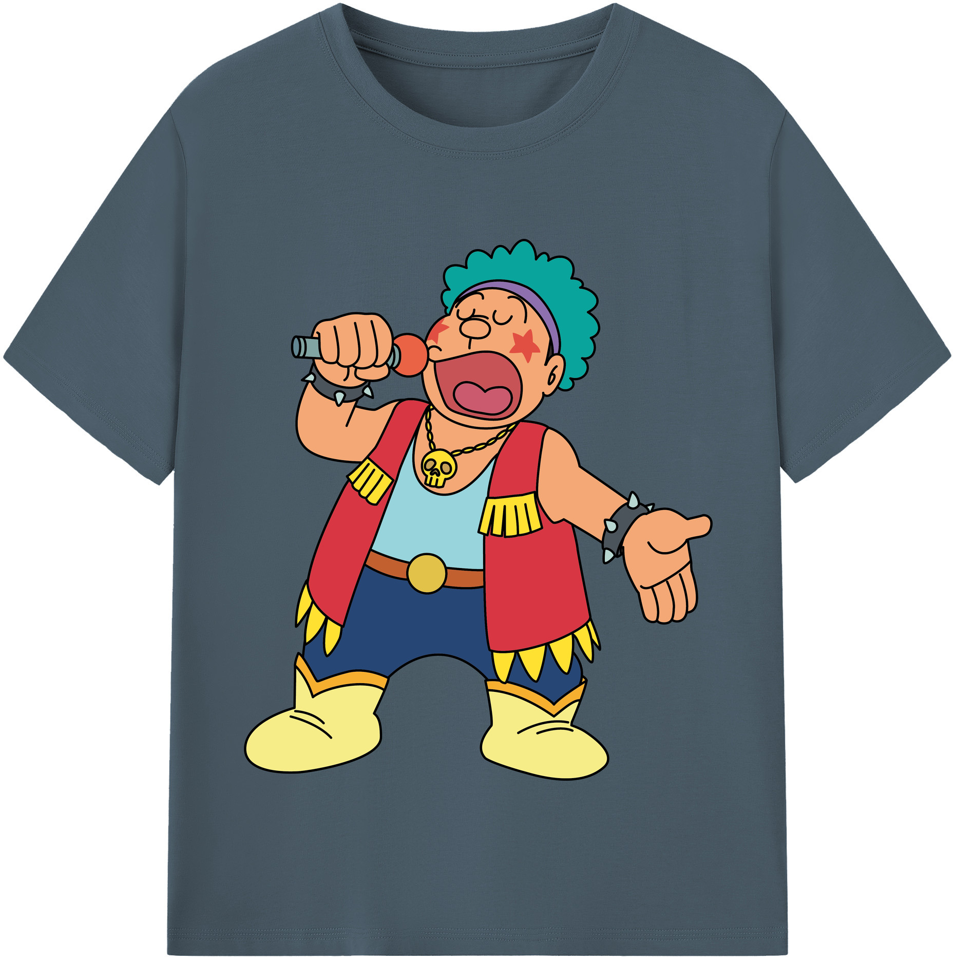 （画像用） ドラえもん 剛田武 Doraemon Gouta Takeshi 綿100％半袖Tシャツ（フロントプリント）